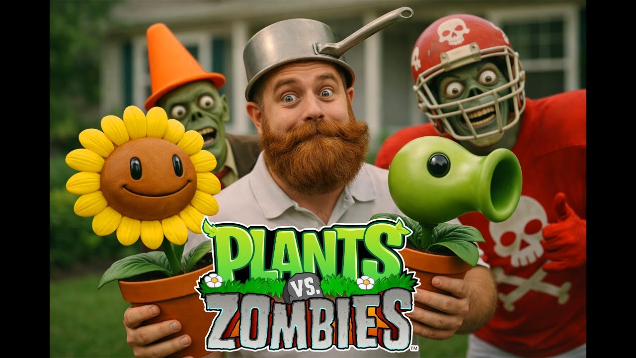 Plants vs. Zombies 🌻 LIVE ACTION | Every Character Reimagined (AI Fan Film)