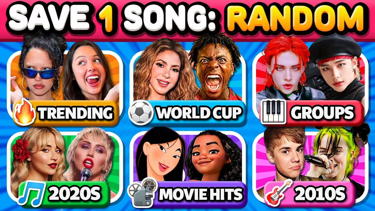 Save One Song: RANDOM Rules | Music Quiz 2026