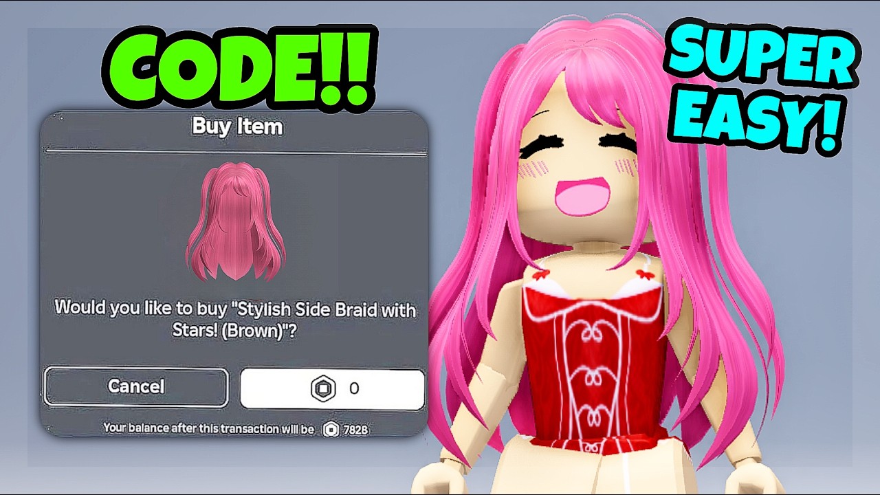 [CODES] FREE HAIR AND ITEMS ROBLOX