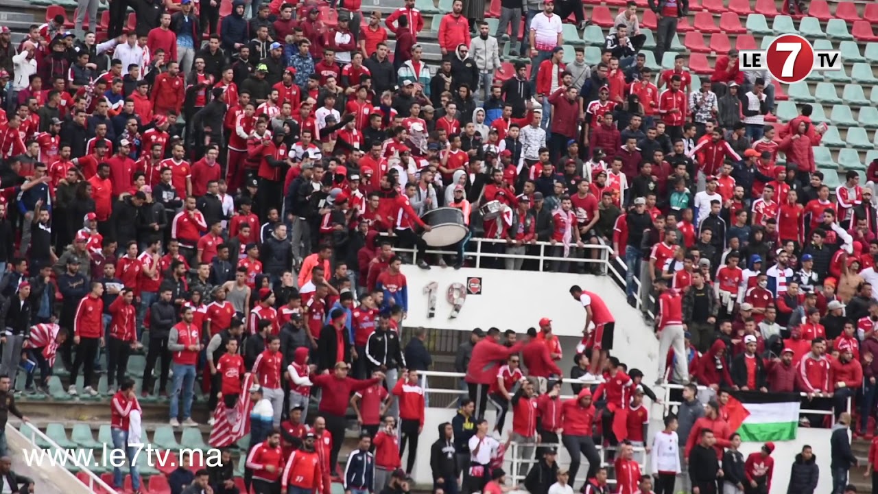 جماهير الوداد في لوحة رائعة من الرباط