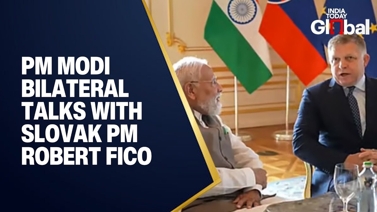 WATCH LIVE: PM Modi Holds Bilateral Talks with Slovak PM Robert Fico | Trade, EU & Green Energy
