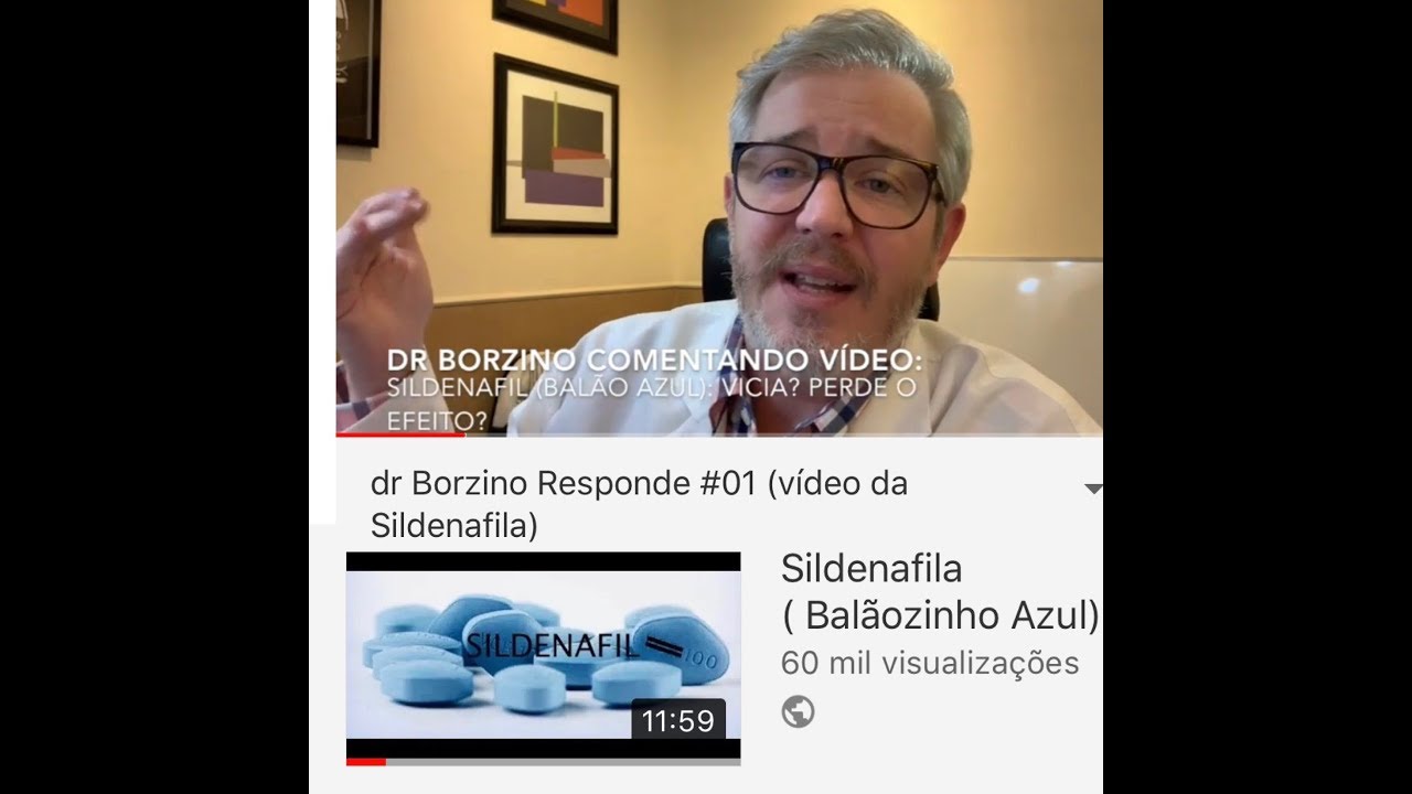 dr Borzino Responde #01 (vídeo da Sildenafila)