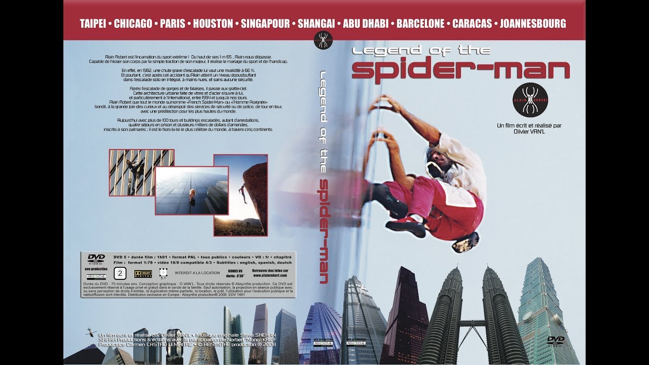 ALAIN ROBERT LEGEND OF THE SPIDERMAN - English version