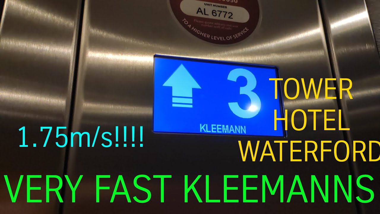Very fast Kleemann HRS lifts at The Tower Hotel in Waterford
