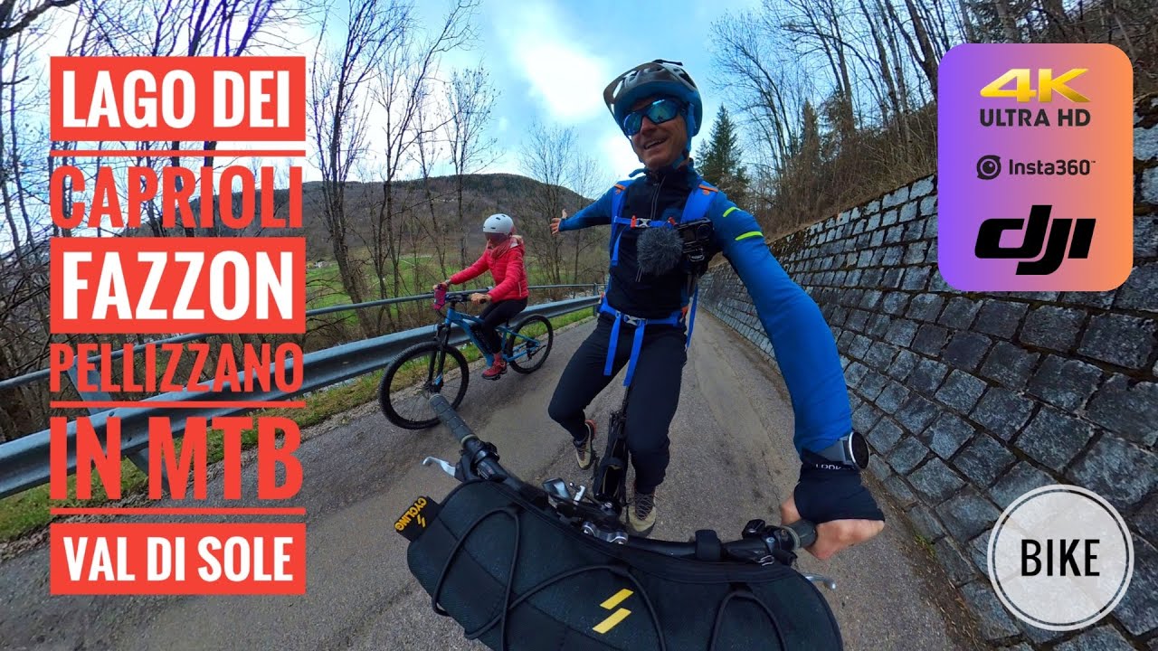 Lago dei Caprioli, loc. Fazzon di Pellizzano. MTB E-Bike da Commezzadura. Val di Sole