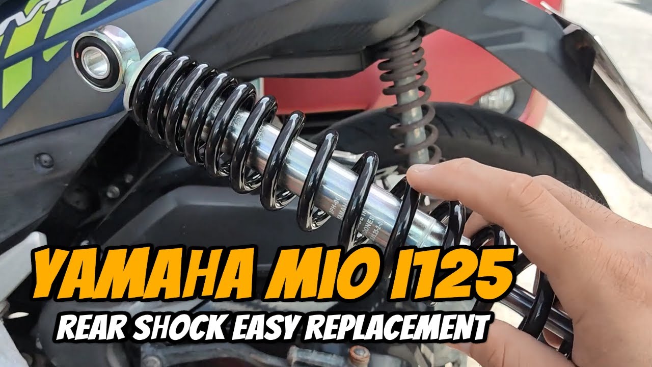 Paano magpalit ng Yamaha Mio i125 REAR SHOCK ABSORBER | Mio i125 Rear Shock Replacement Tutorial