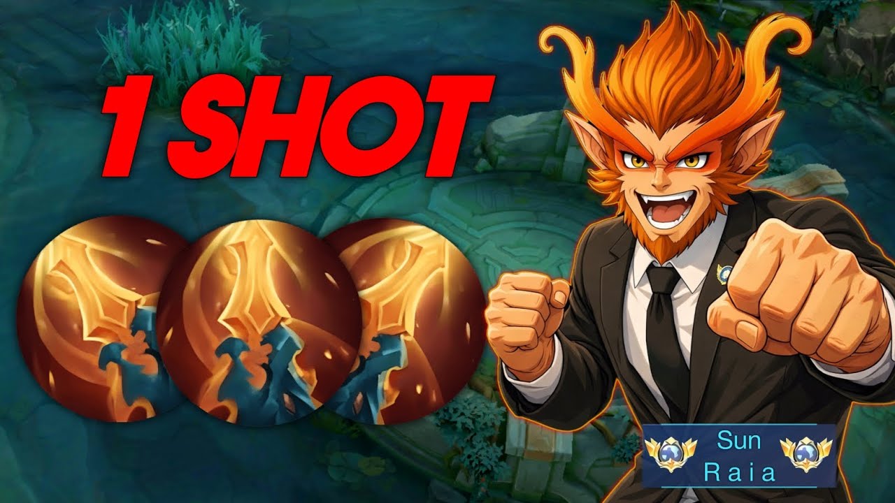 SUN ONE SHOT DAMAGE 💀 ENEMIES DISAPPEAR IN SECONDS | MLBB