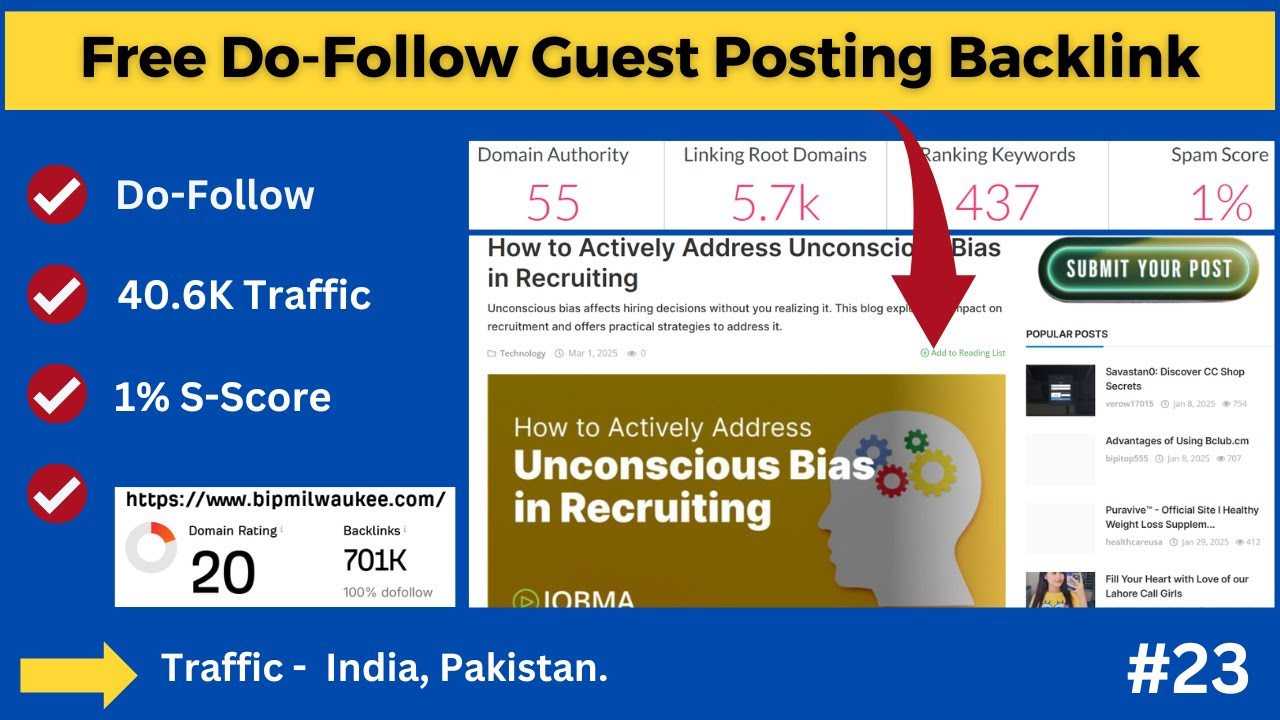 Free Do Follow Guest Posting Backlink with Instant Approved | Easy and Instant Approved Backlink