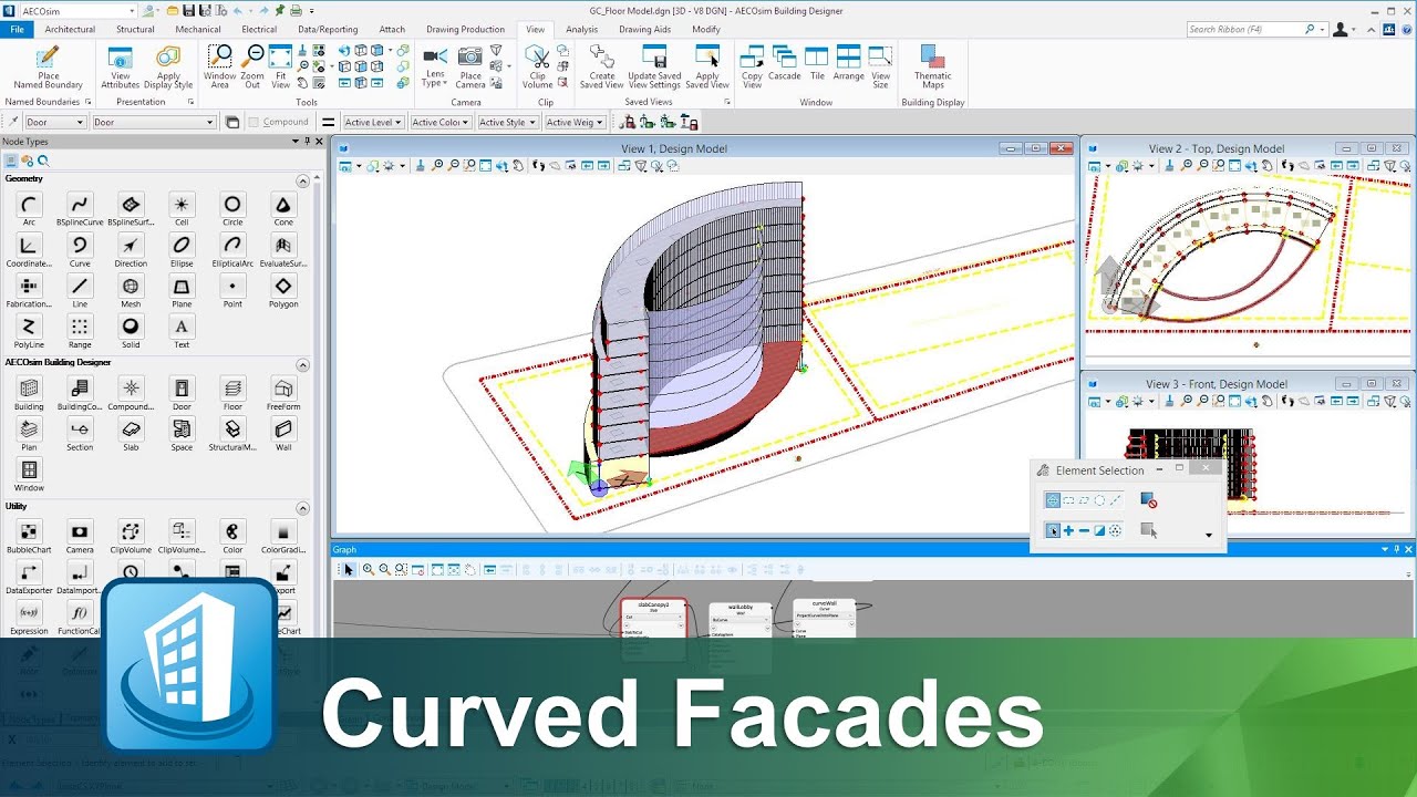 GenerativeComponents104/2: Creating a Fa&ccedil;ade with a B-Spline Surface