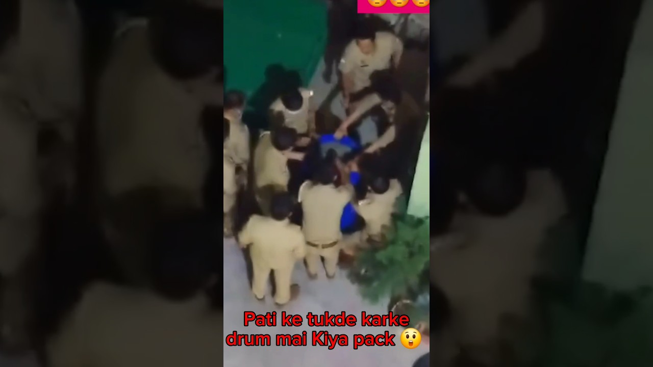 Meerut Murder Case , Shocking True Crime - Wife & Lover Hide Husband's Body in Cement Drum