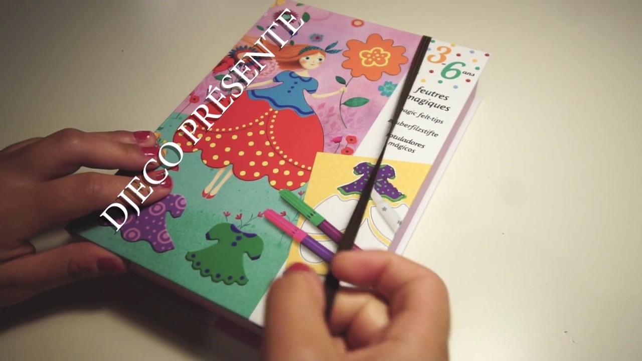 Djeco- Magic Felt-Tip// Feutres-Magiques