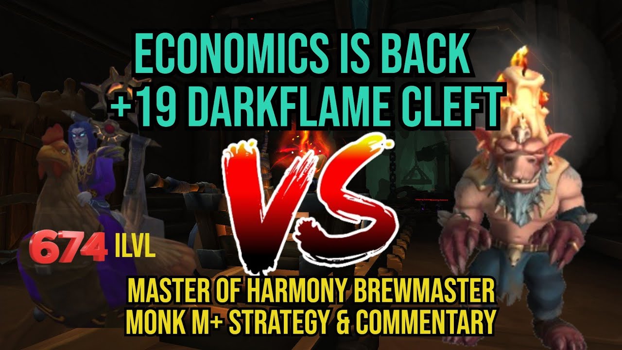 SO I Brought My 674 Brewmaster Back... to a +19 Darkflame?! MOH Brewmaster M+ Commentary & Strategy