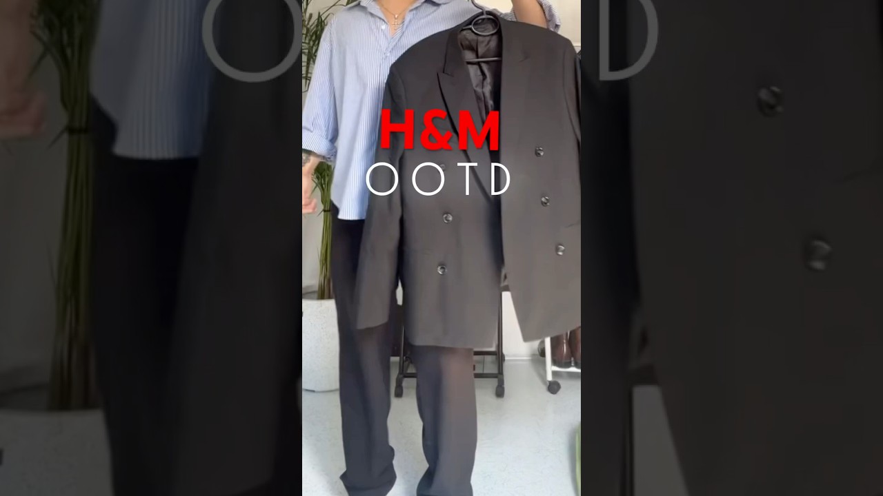H&M | Regular Fit Double - breasted jacket | Blazer | Zara Boots | #fashion #viralvideo #youtube