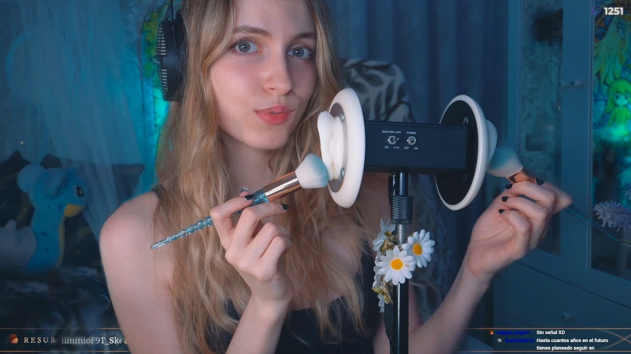 ASMR | Relaxing 2H Background ASMR (brochas, masajes, sonidos y susurros)