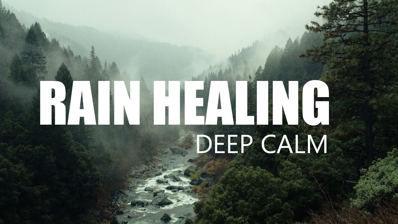 Soothing Rain with Rainforest Nature Sounds – Perfect for Sleeping