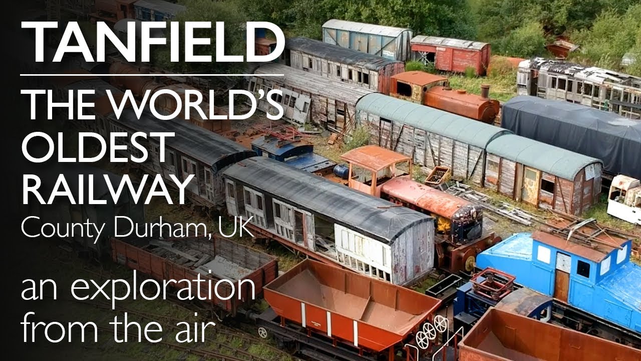 Tanfield - the world's oldest railway explored from the air