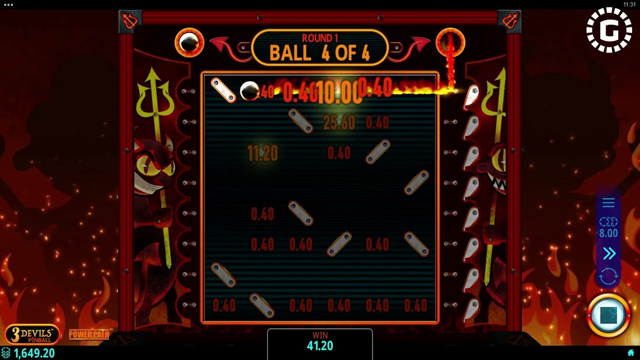 3 Devils Pinball by Crazy Tooth Studio Slot Features | GamblerID