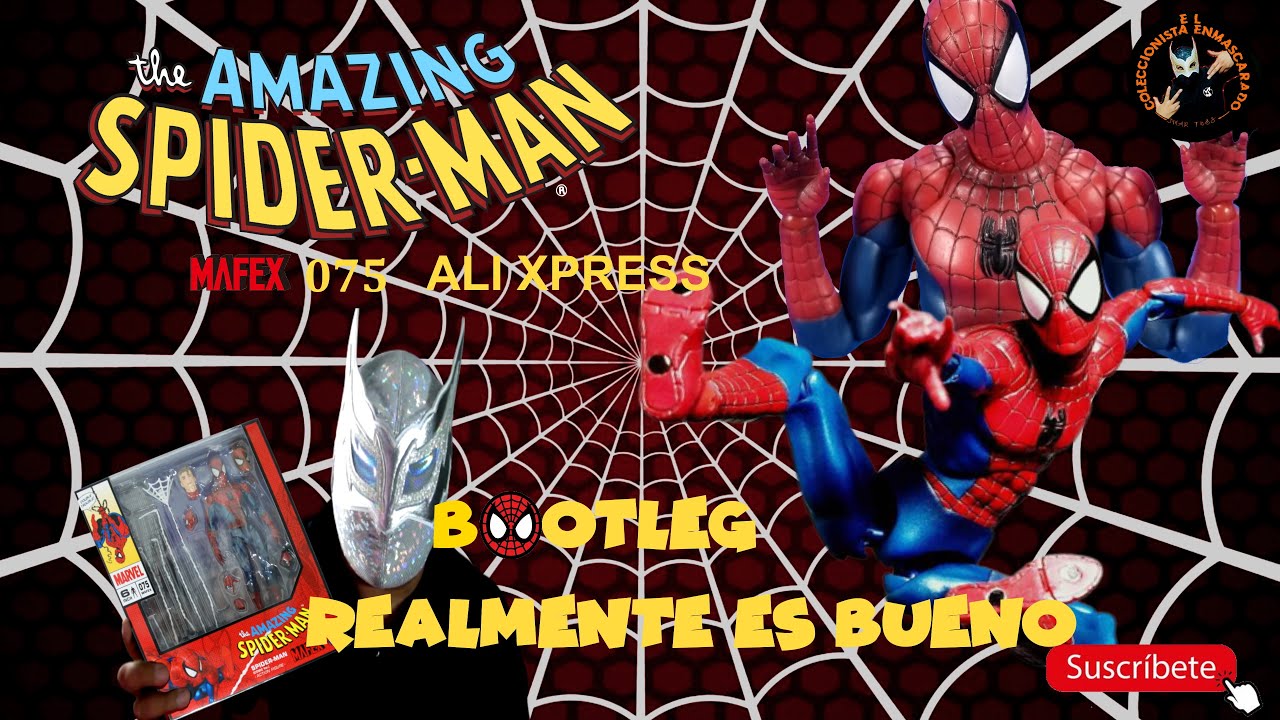 The Amazing Spider-Man 075 MAFEX BOOTLEG / MAFEX 075  BOOTLEG SPIDER-MAN DE ALIEXPRESS
