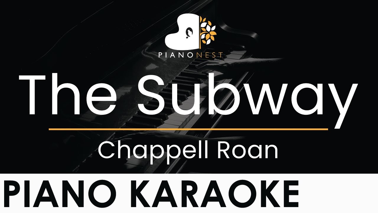 Chappell Roan - The Subway - Piano Karaoke Instrumental Cover with Lyrics