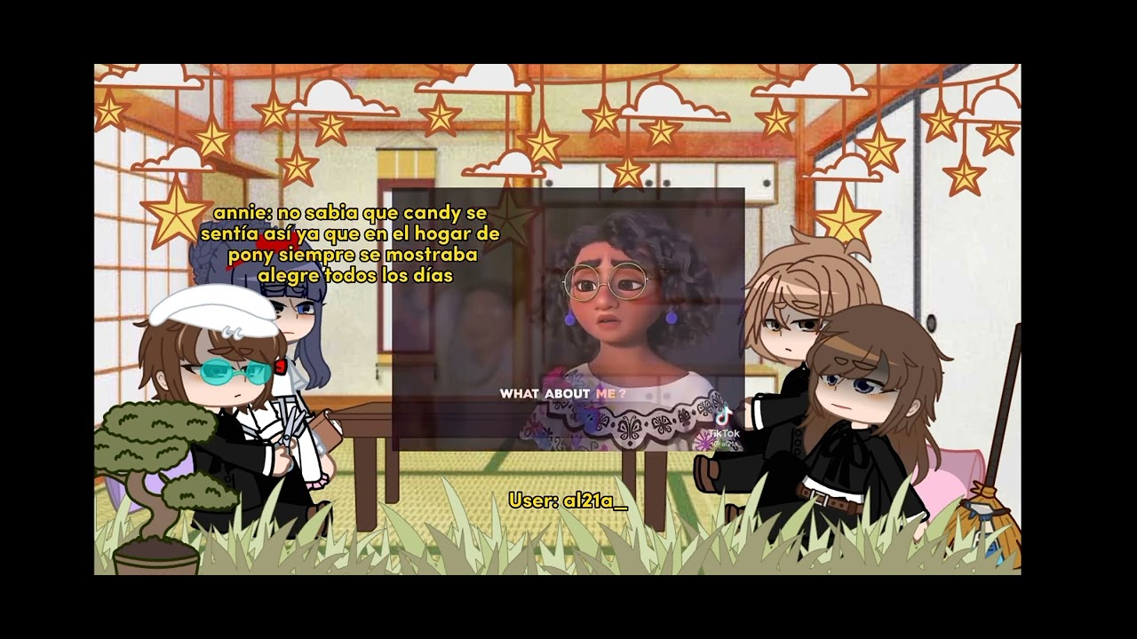 Los personajes de 🍬_candy candy_🍬 reaccionan a que ella es //💐mirabel💐// []es un poco troste😍😭[]