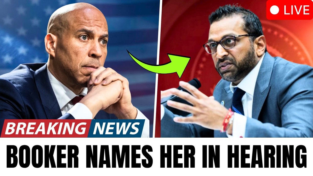 Kash Patel PANICS After Cory Booker Questions FBI Leadership and Mentions His Girlfriend