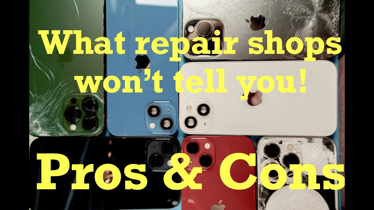 плюсы и минусы ремонта заднего стекла iPhone