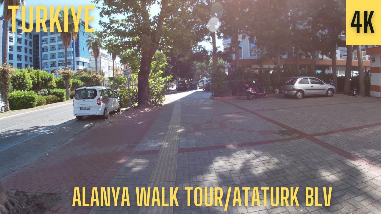 Прогулка по Алании/Ataturk BLV/Cleopatra/сентябрь 2022[4K]