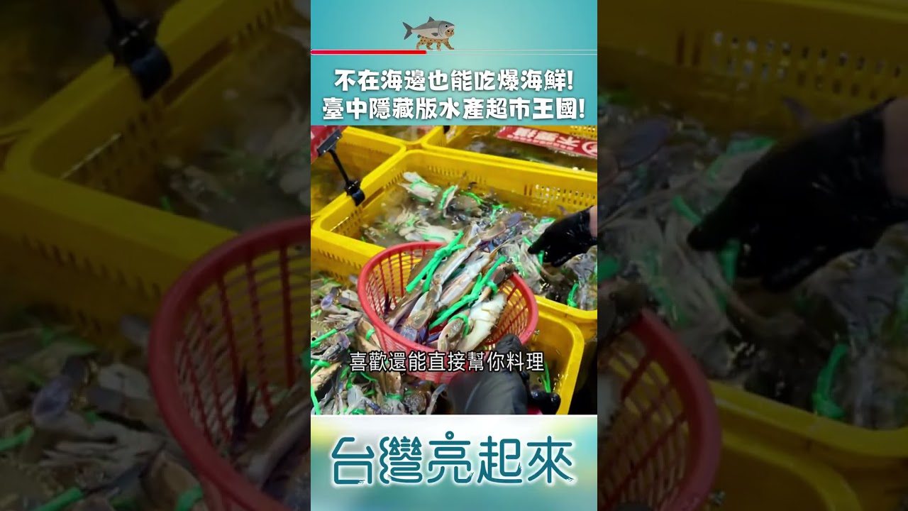 愛排隊的台灣人千萬不能錯過的水產超市王國! #shorts #台灣亮起來