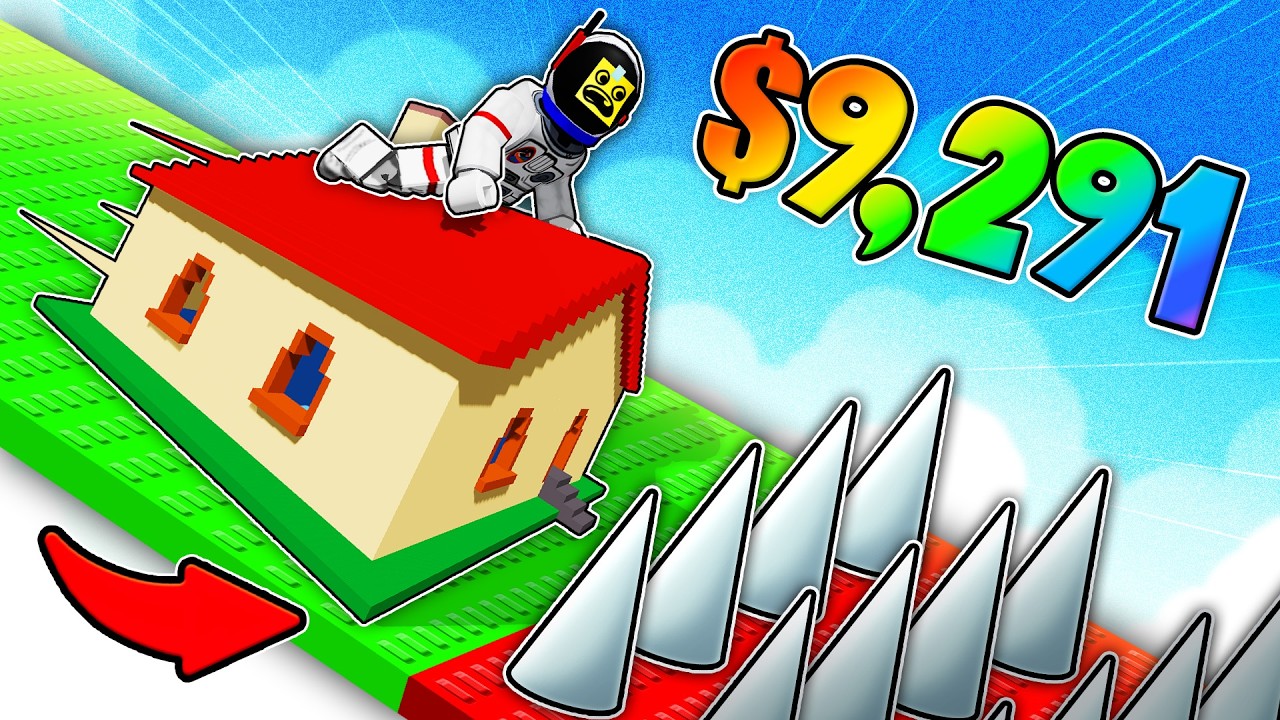 I Built a House to Survive a DANGEROUS Hill in Roblox