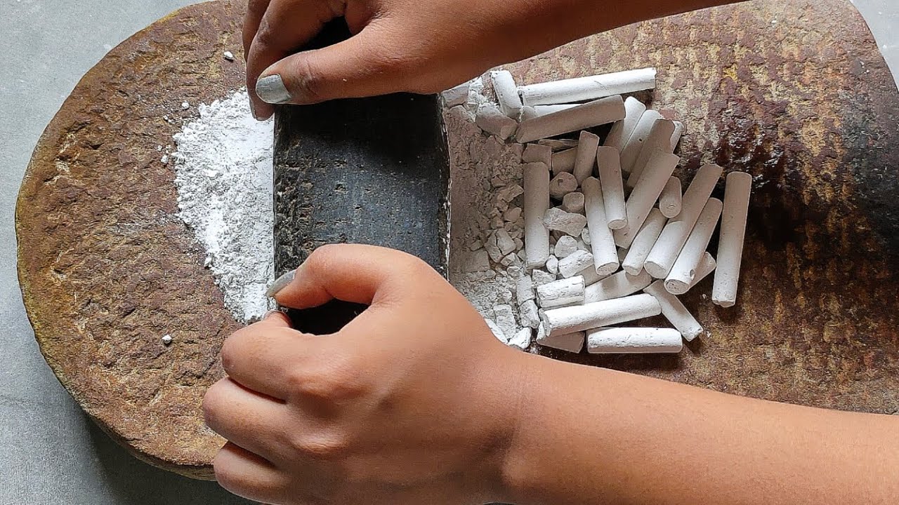 Most Satisfying CHALk Pencil Crush ✨💕💫 For CHALk Lovers 💕 __ Satisfying CHALk Crush _ ASMR Sounds