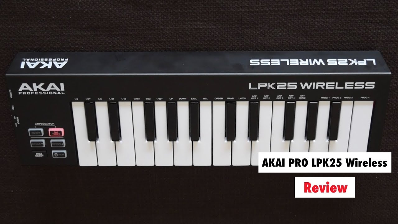 AKAI Pro LPK25 Wireless Review - Best Portable Bluetooth MIDI Keyboard?
