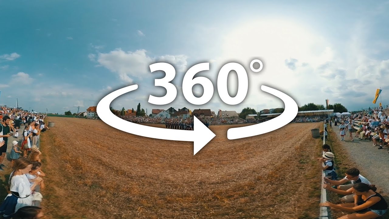 Traditional Shepherd Dance in Germany 360&deg; - Sch&auml;ferlauf Markgr&ouml;ningen in 360&deg;