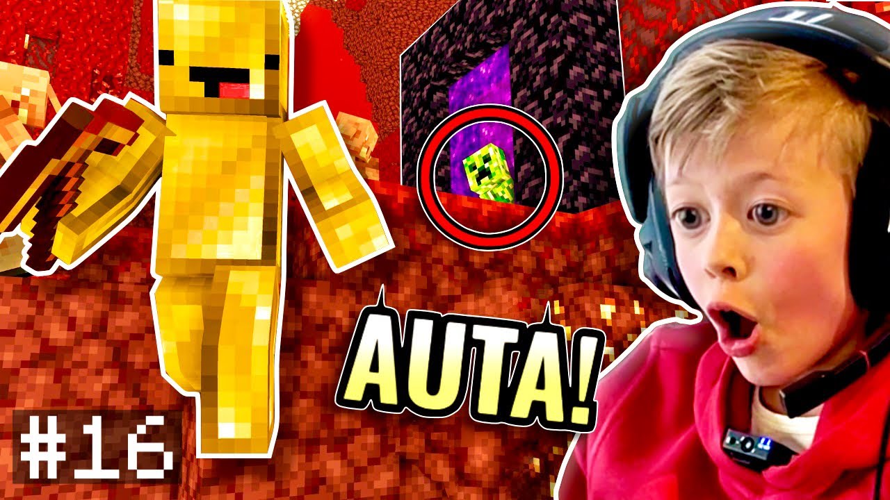 Älä Mene NETHERIIN Kassun Kanssa! (YLLÄTYS) | Minecraftia 9-Vuotiaan Kanssa! #16