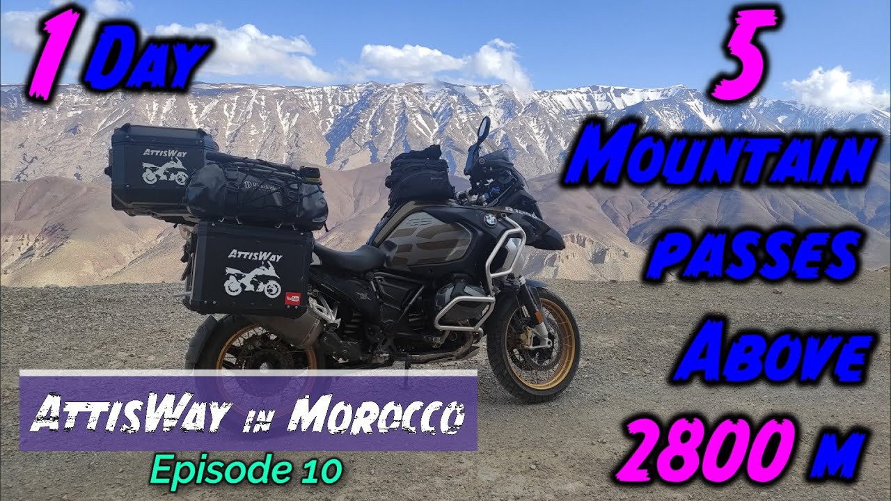 5 Mountain Passes Above 2800M. In One Day. Morocco Ep 10