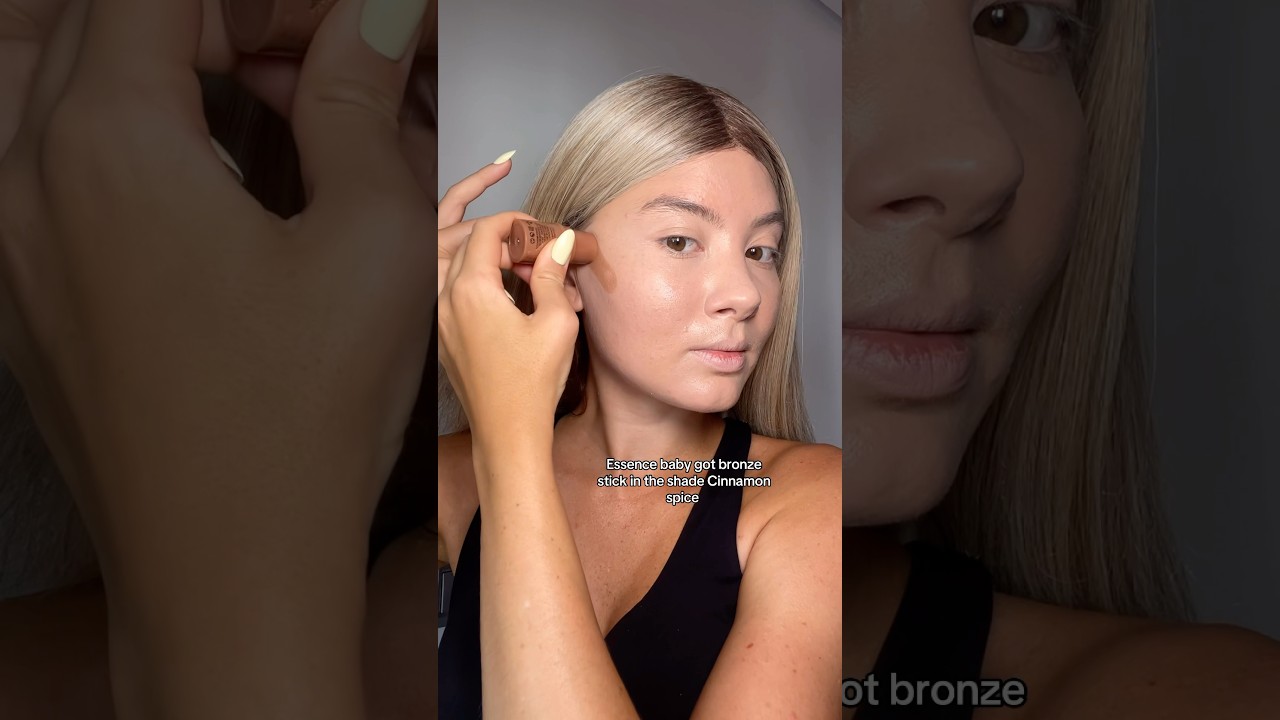 Trying essence cream bronzer so you don&rsquo;t have to #essence #creambronzer #drugstoremakeup