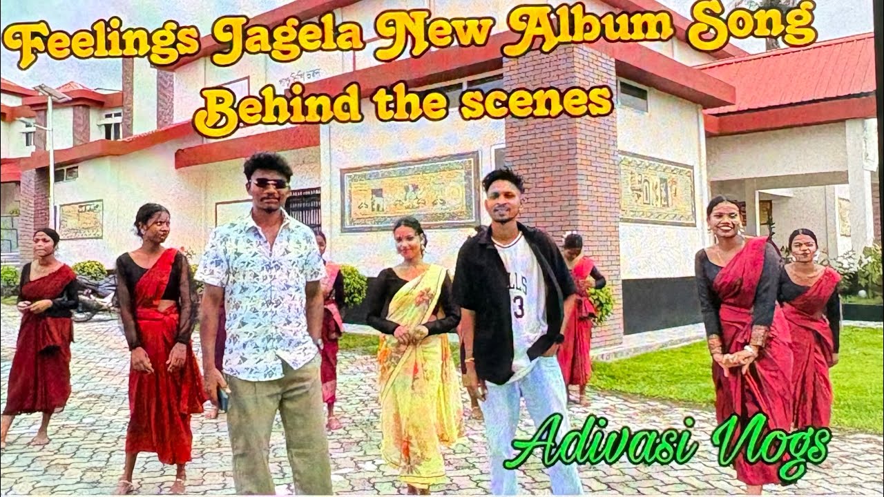 Feelings Jagela New Song Rajen Purty Behind the Scenes Adivasi Vlog