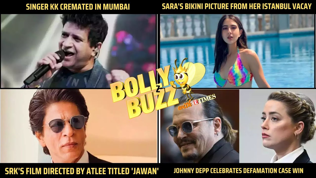 KK cremated in Mumbai; SRK's next film title REVEALED; Johnny Depp Wins Defamation Trial