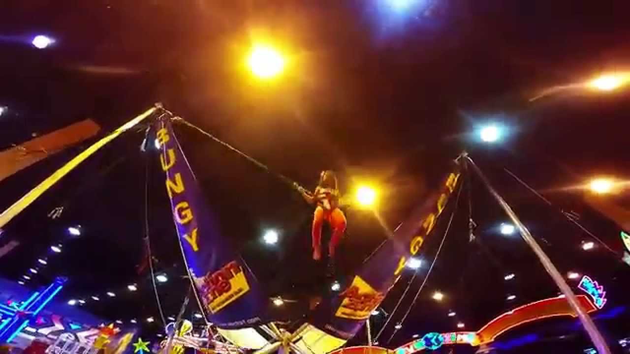 Bungy jump at the Action Zone...