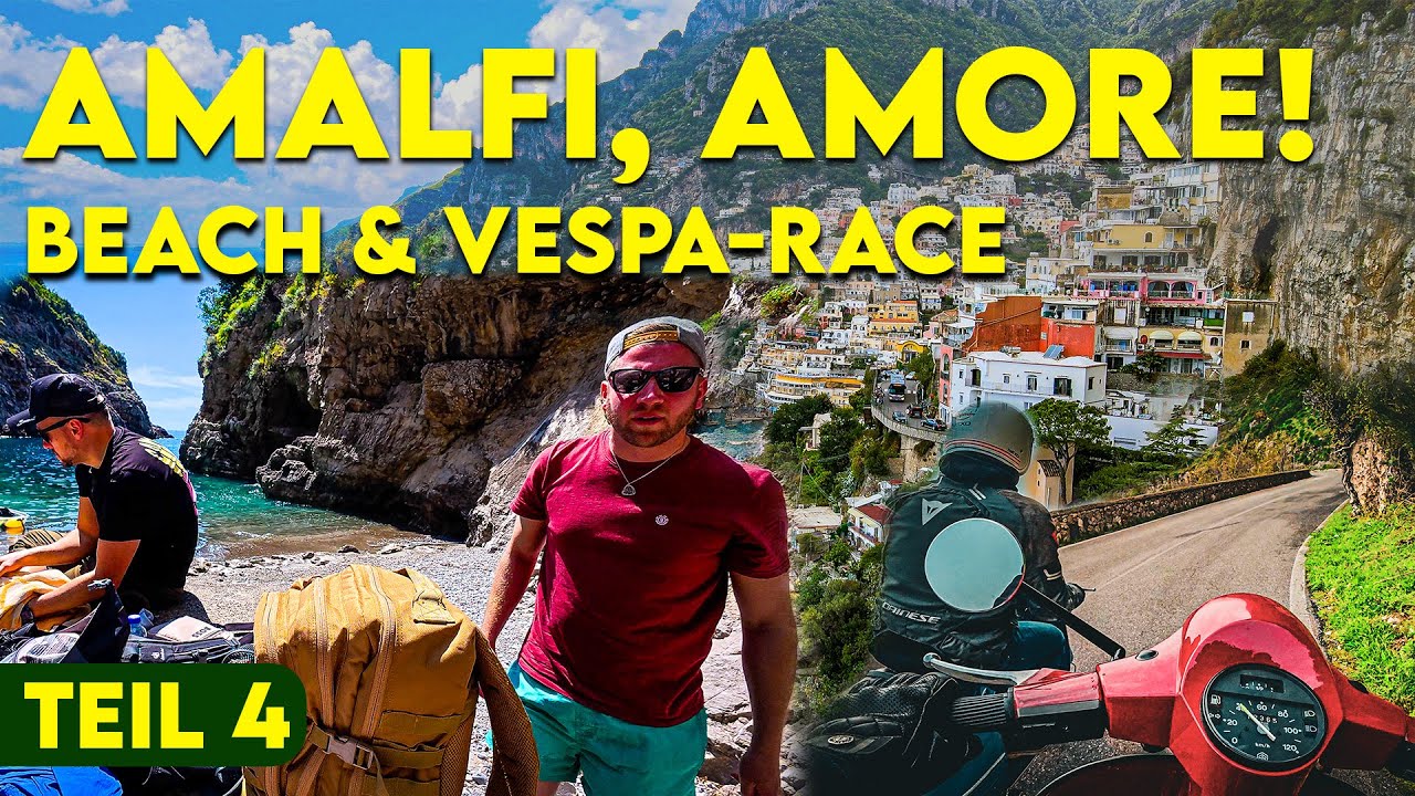 Von Hunden und Quallen attackiert 😅| Amalfi Vespa-Trip Teil 4