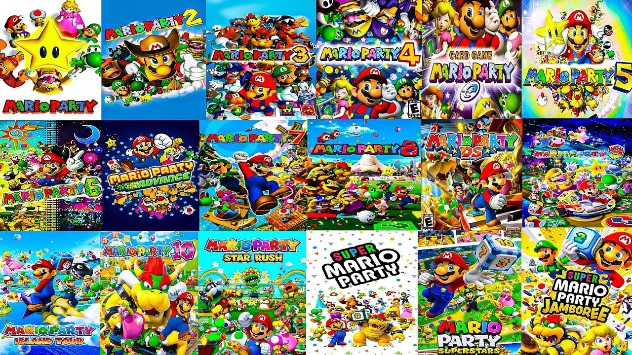 The Evolution of SUPER MARIO PARTY Games (1998-2025)