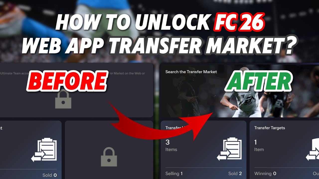 EA FC 26 | FASTEST WAY to UNLOCK the WEB APP TRANSFER MARKET (LootBar.GG)