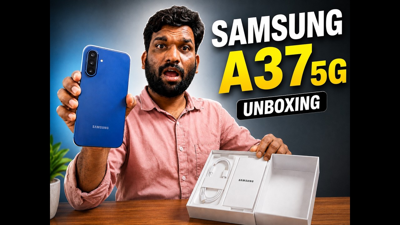 Samsung Galaxy A37 5G Unboxing & Initial Impressions l telugu