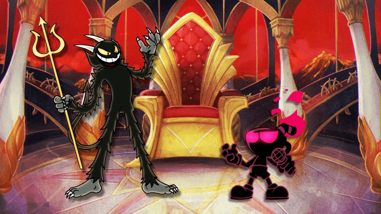 FNF Mashup. Satanic Funkin x Devil's Gambit. (The Blaster)