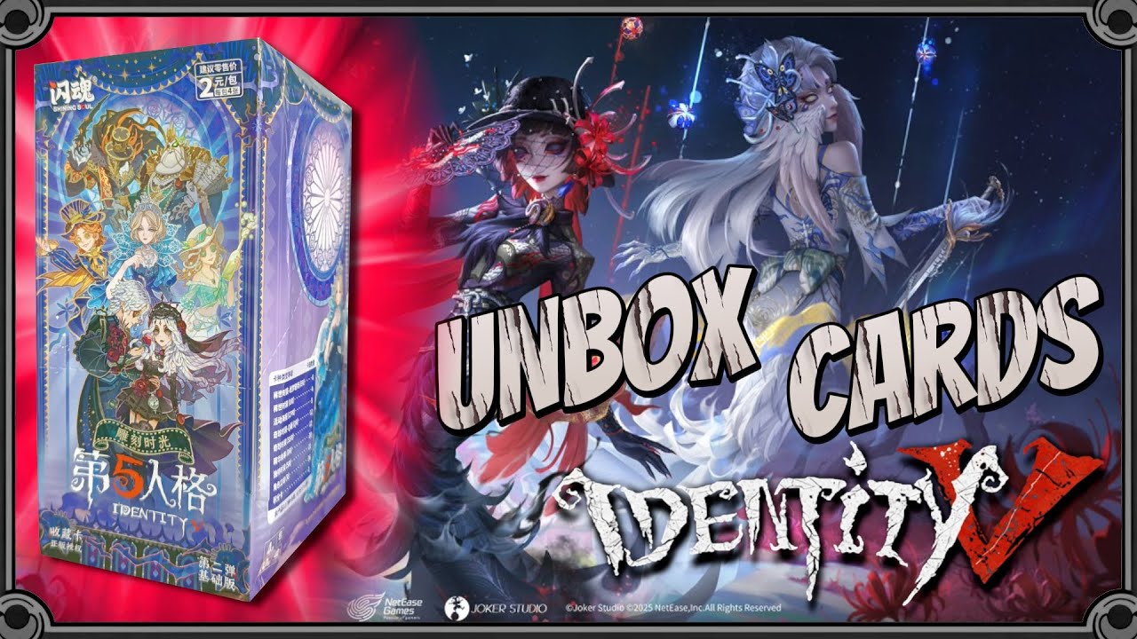 Identity V (IDV) Unbox de Cards marca Shining Soul - box 2 #cards #anime #identityv