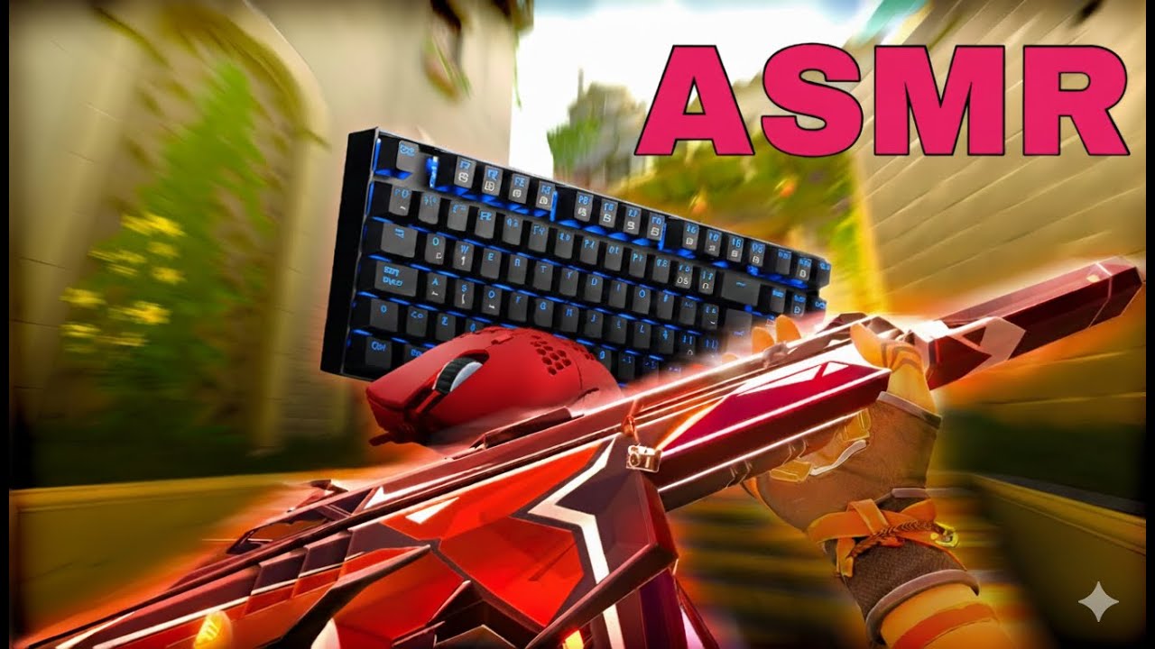 Valorant Chill Gameplay (ASMR) 😴 | Keyboard Sounds ⌨️ + Chill Background Music 🎧 | 4K 180FPS 🎮