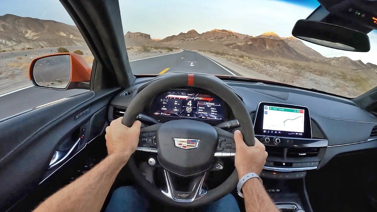 2022 Cadillac CT4-V Blackwing Manual POV Test Drive (3D Audio)(ASMR)