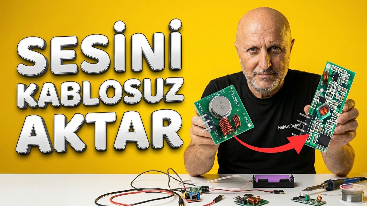 Kablosuz Alıcı Verici İle Ses Aktarımı Nasıl Yapılır? | 433 MHz RF Modülü