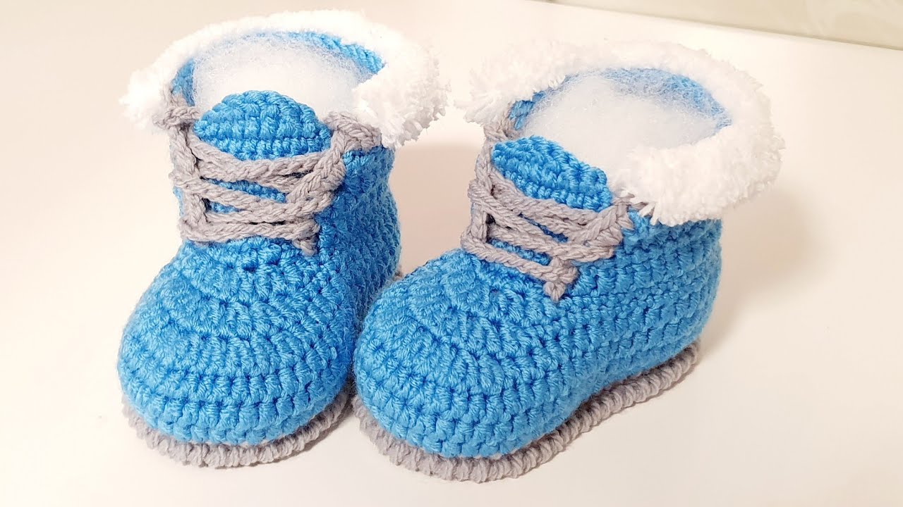 Baby Stiefel H&auml;keln 3-6 Monate