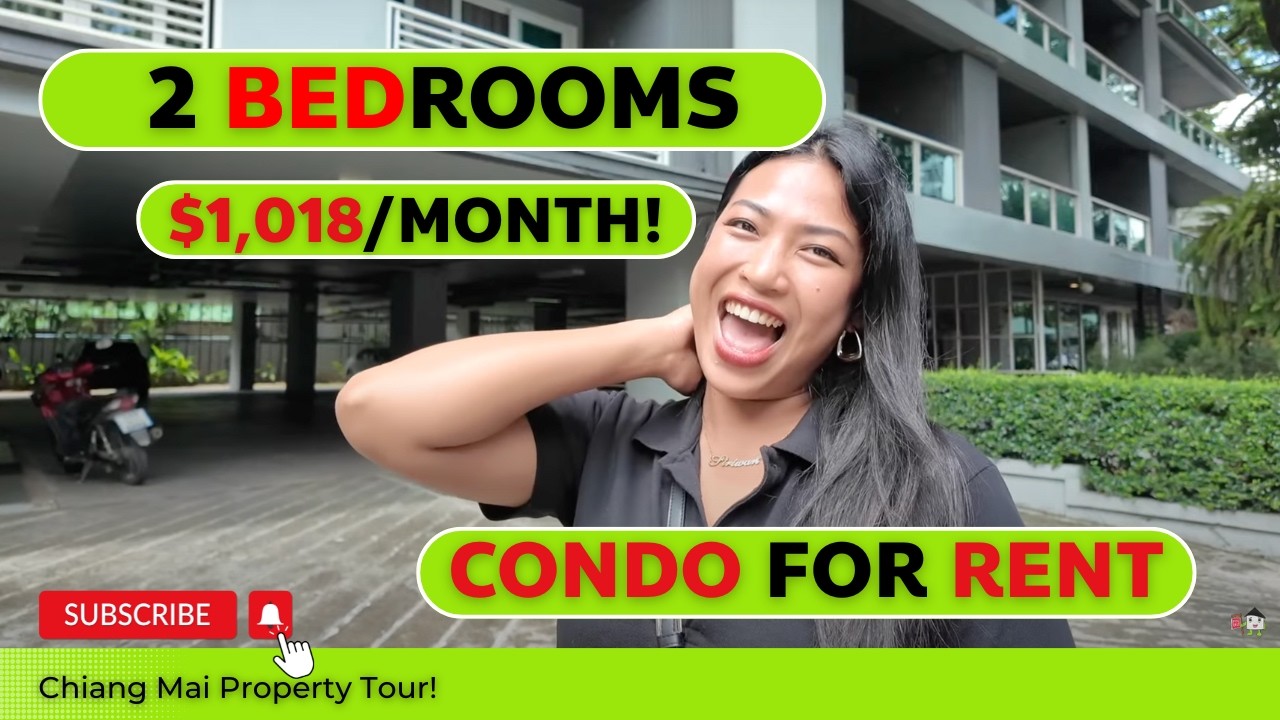 Renting a condo in Chiang Mai? Check Out this 2 bedroom condo for 1,000 USD!